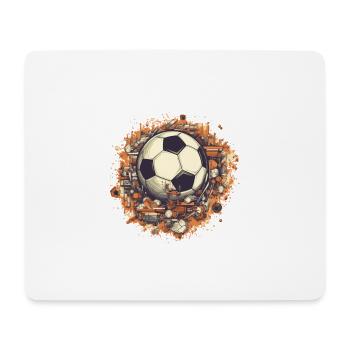 Soccer Ball - Mouse Pad (horizontal) - white - Front