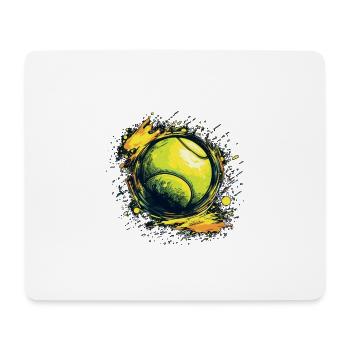Tennis ball - Mouse Pad (horizontal) - white - Front