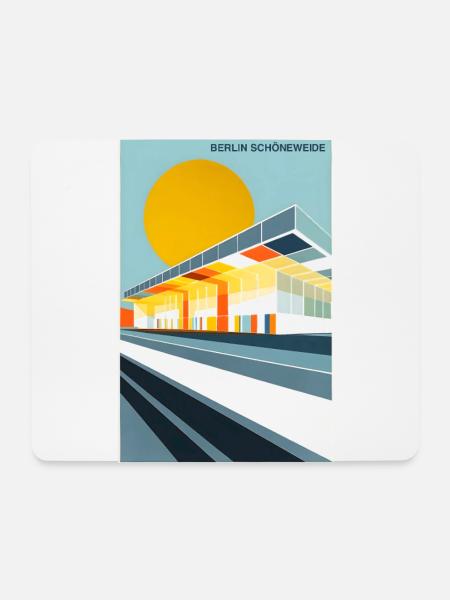 Berlin Schöneweide - Mousepad (Querformat) - Weiß