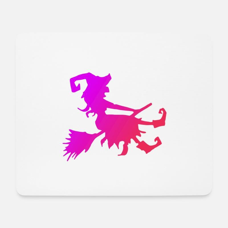 hexe - Mousepad (Querformat) - Weiß