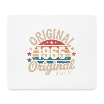 Original Juillet 1965 Anniversaire Vintage Retro - Tapis de souris (format paysage) - blanc - Devant