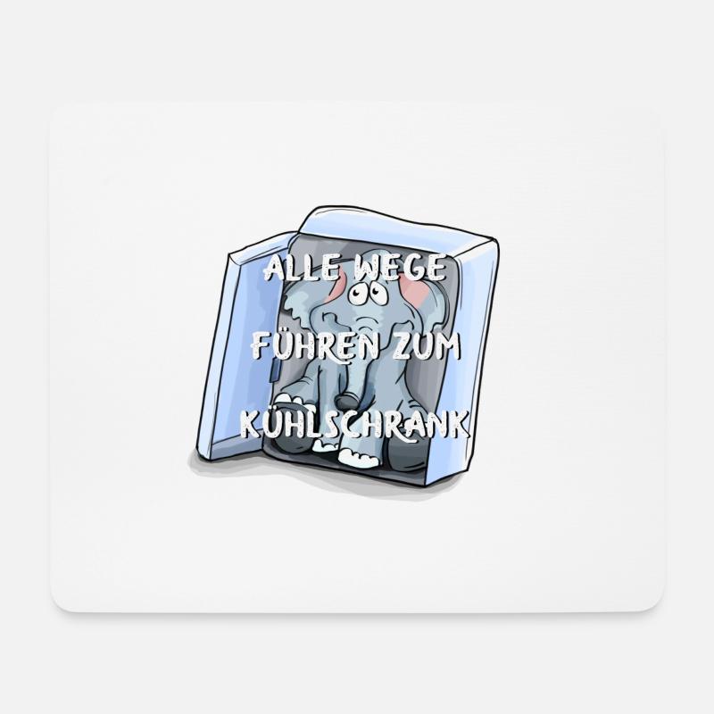 fridge - Mouse Pad (horizontal) - white