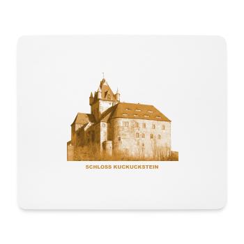 Kuckuckstein Schloss Burg Liebstadt Sachsen - Tapis de souris (format paysage) - blanc - Devant