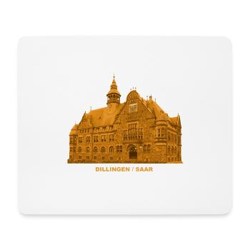 Dillingen Rathaus Saar Saarlouis Saarland - Mouse Pad (horizontal) - white - Front