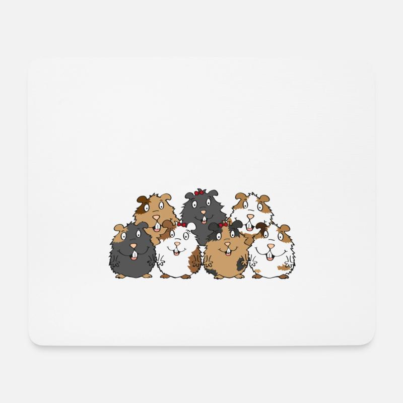 Ich will Mehr Schweinchen haben - Mousepad (Querformat) - Weiß