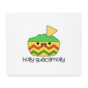 Saint guacamoly mignon kawaii cuisine mexicaine - Tapis de souris (format paysage) - blanc - Devant