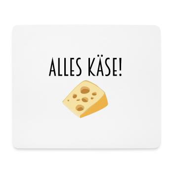 Alles Käse - Mousepad (Querformat) - Weiß - Vorne