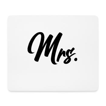 Mme - M. + Mme Duo - Tapis de souris (format paysage) - blanc - Devant
