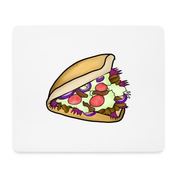 kebab - Mouse Pad (horizontal) - white - Front