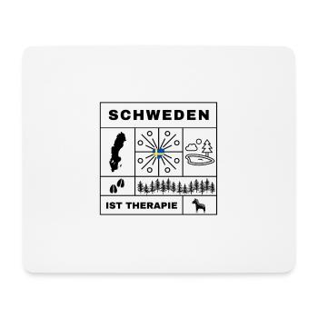Schweden ist Therapie - Mousepad (Querformat) - Weiß - Vorne