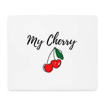My Cherry Schatz Lieblingsmensch Geschenkidee - Mousepad (Querformat) - Weiß - Vorne