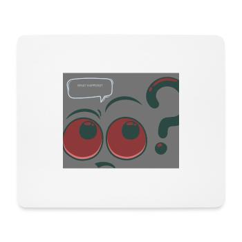 What Happend - Mousepad (Querformat) - Weiß - Vorne