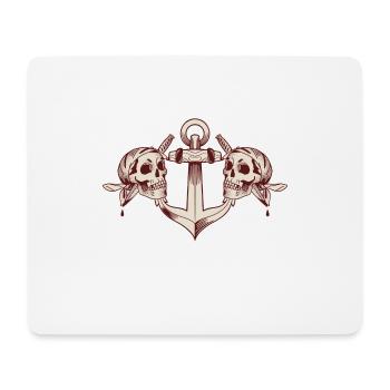 Pirate's Anchor - Mouse Pad (horizontal) - white - Front