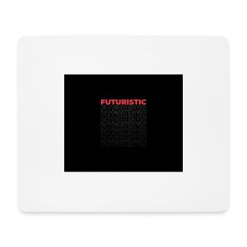 Black And Red Modern Futuristic Graphic Hoodie - Mousepad (Querformat) - Weiß - Vorne