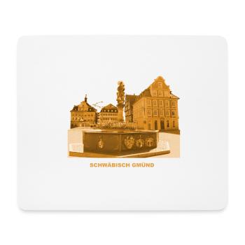 Schwäbisch Gmünd Rathaus Marienbrunnen Baden-Württ - Tapis de souris (format paysage) - blanc - Devant