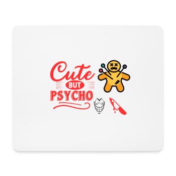 Cute psycho shoe - Mouse Pad (horizontal) - white - Front
