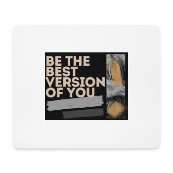 Motivation, soyez vous-même ! - Tapis de souris (format paysage) - blanc - Devant