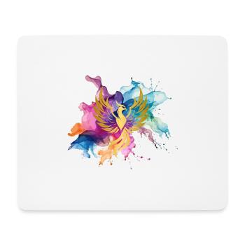 Phönix - Mousepad (Querformat) - Weiß - Vorne
