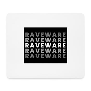 raveware - Mousepad (Querformat) - Weiß - Vorne