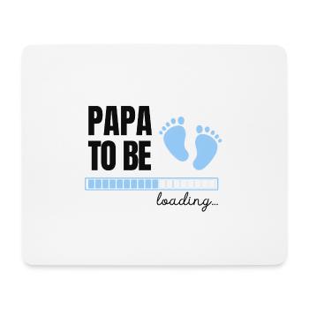 Futur papa - garçon - Tapis de souris (format paysage) - blanc - Devant