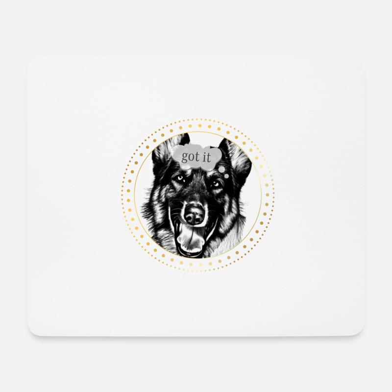 Siegertyp - Mousepad (Querformat) - Weiß
