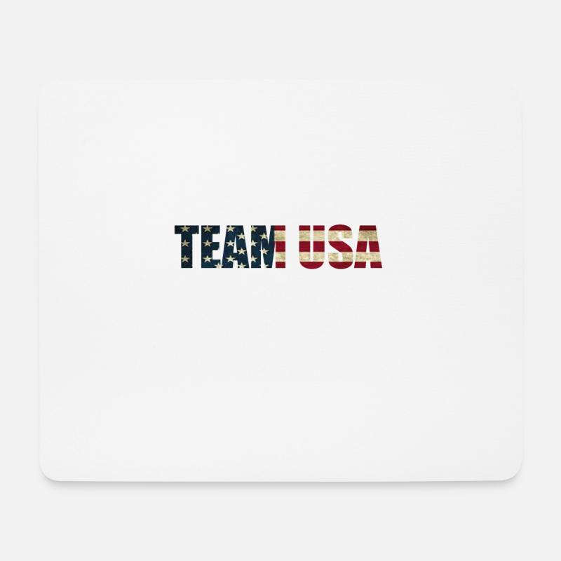 team usa - Mouse Pad (horizontal) - white