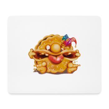 Scherzkeks - Mousepad (Querformat) - Weiß - Vorne