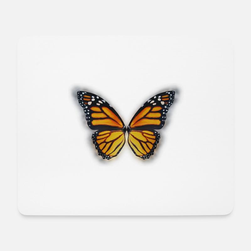Schmetterling Frühling Sommer - Mousepad (Querformat) - Weiß