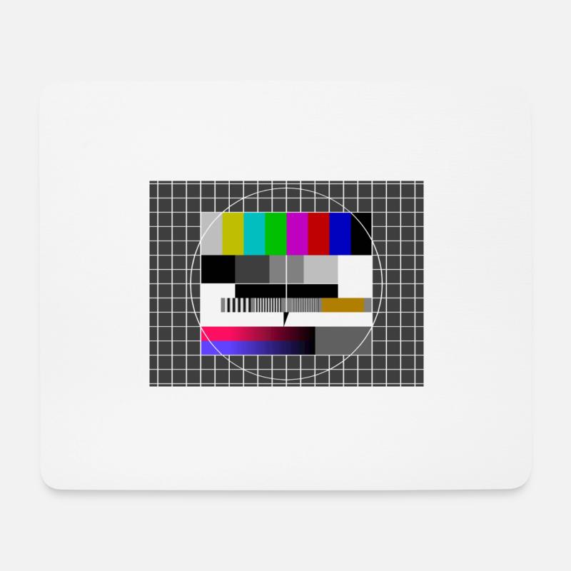 Testbild - Mousepad (Querformat) - Weiß