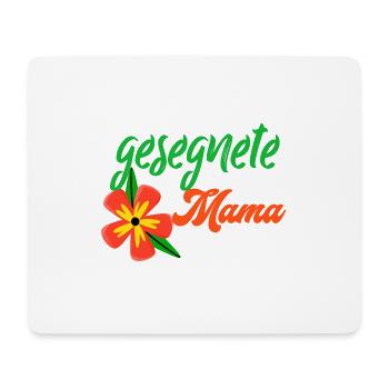 Gesegnete Mama - Mousepad (Querformat) - Weiß - Vorne