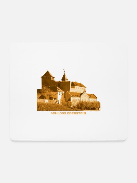 Eberstein Schloss Gernsbach Murgtal Baden-Württemb - Mousepad (Querformat) - Weiß