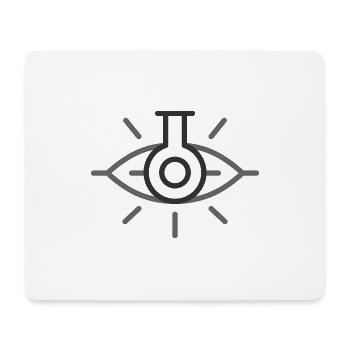 Auge Logo - Mousepad (Querformat) - Weiß - Vorne