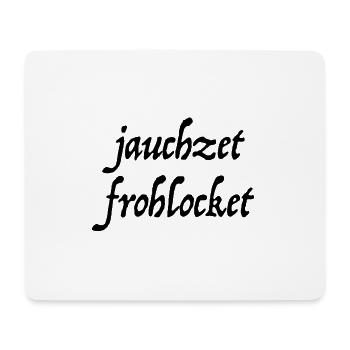 Jauchzet, frohlocket - Mousepad (Querformat) - Weiß - Vorne