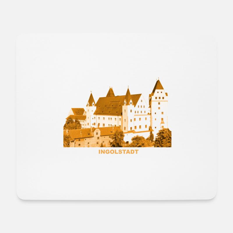 Ingolstadt Schloss Oberbayern Donau Armeemuseum - Mousepad (Querformat) - Weiß