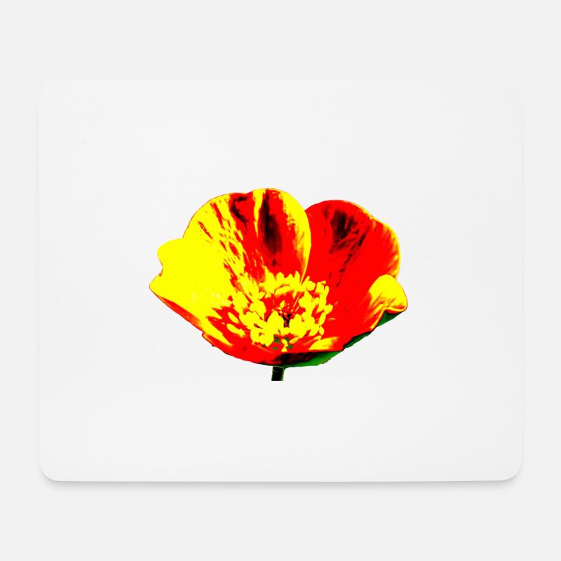 Flower, A731178 1 - Mouse Pad (horizontal) - white