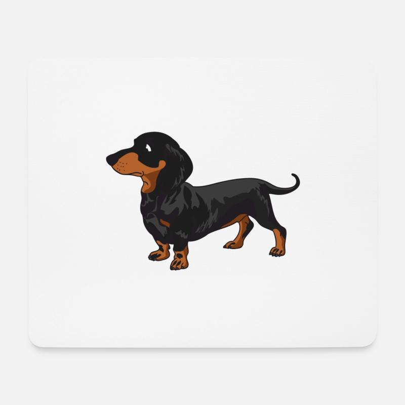 Dachshund - Mouse Pad (horizontal) - white