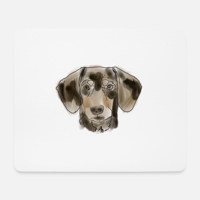 Dachshund - Mouse Pad (horizontal) - white