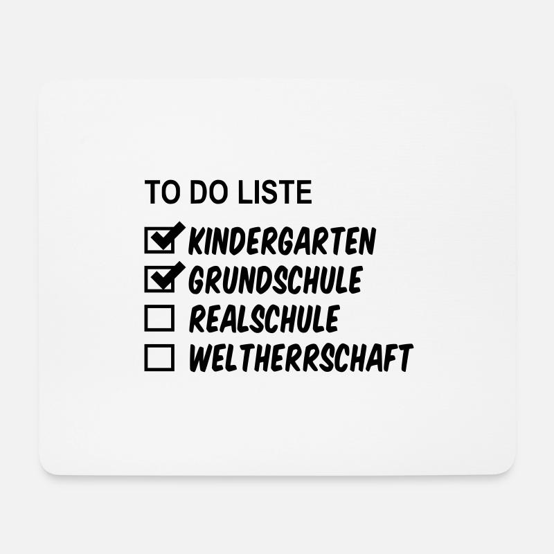 Realschule Übertritt Schüler Schuljahr Beginn - Mousepad (Querformat) - Weiß