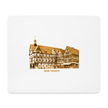 Bad Urach Town Hall Erms Alb Baden-Württemberg - Mouse Pad (horizontal) - white - Front