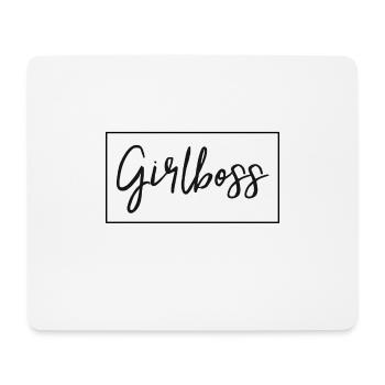 Girlboss - Pour toutes les femmes indépendantes - Tapis de souris (format paysage) - blanc - Devant