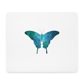 butterfly - Mouse Pad (horizontal) - white - Front