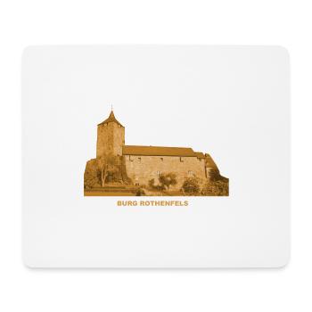 Château de Rothenfels Château de la jeunesse Basse-Franconie Bavière - Tapis de souris (format paysage) - blanc - Devant