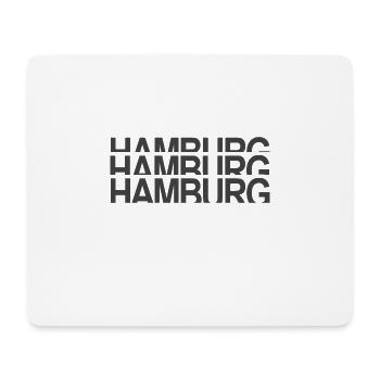 Hamburg - Mousepad (Querformat) - Weiß - Vorne