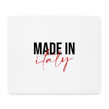 Made in Italy - Tapis de souris (format paysage) - blanc - Devant