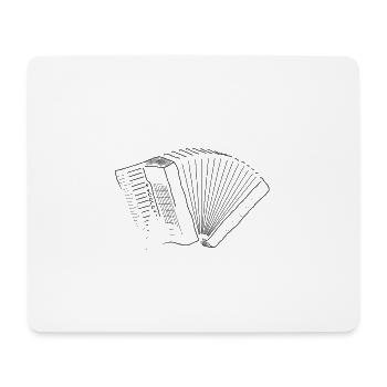 Pure accordion - Mouse Pad (horizontal) - white - Front
