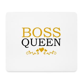 Boss Queen Lady Ladies Gift - Mouse Pad (horizontal) - white - Front