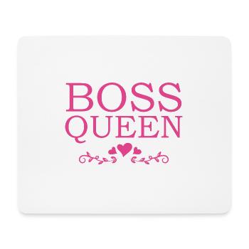 Boss Queen Lady Ladies Gift - Mouse Pad (horizontal) - white - Front
