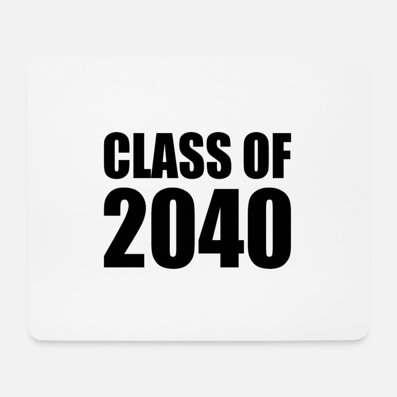 Class of 2040 - Mousepad (Querformat) - Weiß