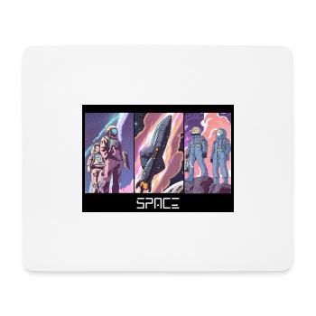 SPACE - Mouse Pad (horizontal) - white - Front