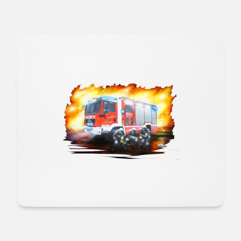 TLFA ohne Schrift - Mousepad (Querformat) - Weiß